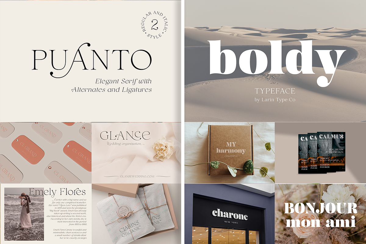 Elegant Serif Font Bundle, a Serif Font by Larin Type Co. (Photo 6 of 15)