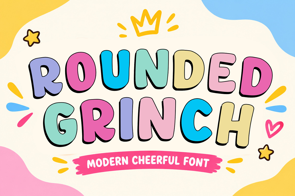 Rounded Grinch - Playful Font, a Sans Serif Font by Limited.studio (Photo 1 of 6)