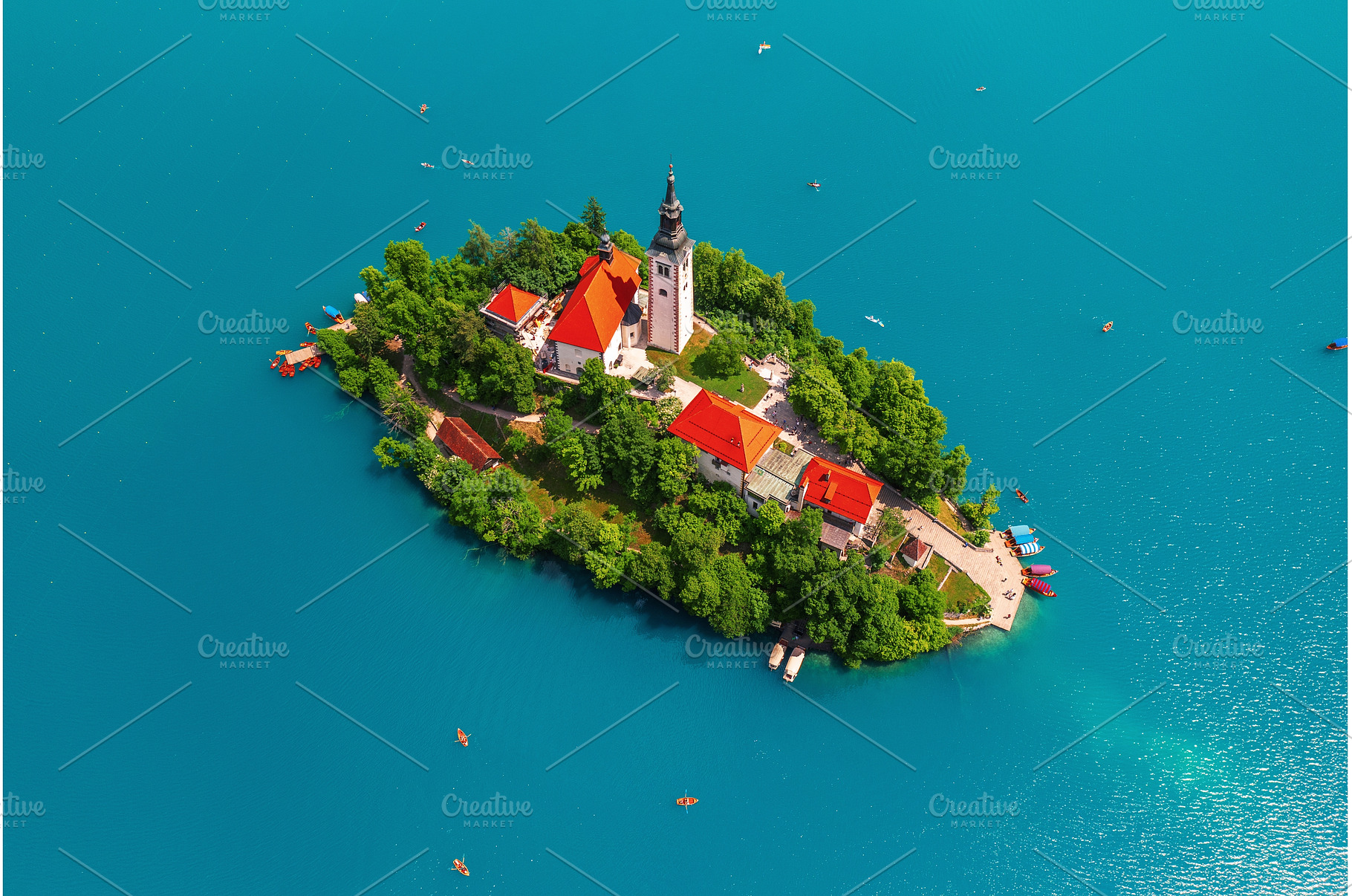 Lake Bled, Slovenia, seasonal spring, a Nature Photo by Nature and travel