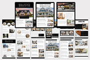 Real Estate Newsletter Template, a Print Template by Designmela01 (Thumbnail 5 of 10)