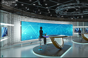 TV Studio Collection Vol 6 - 2 PCS, an Architecture 3D Model by akerStudio (Thumbnail 83 of 98)