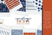 Indigo Tie Dye Brushes for Procreate, a Brush Add-On by OkayAnnie Designs (Thumbnail 3 of 12)