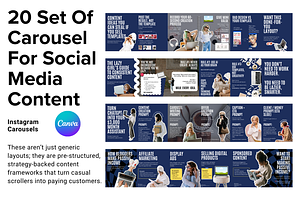 20 Set Of Social Media Carousels
