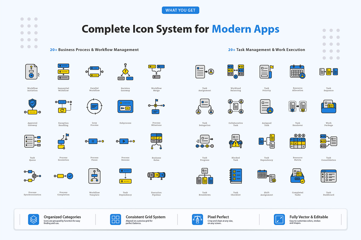 Enterprise Operations Icons, an Outline Icon by vexper (Photo 2 of 7)