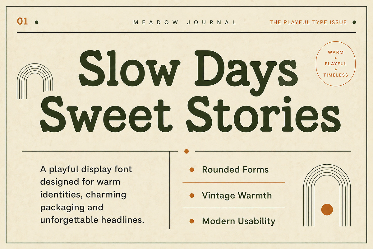 Meadow Moo, a Sans Serif Font by Wow Magic (Photo 4 of 5)