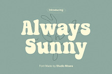 Always Sunny - Groovy Display Font