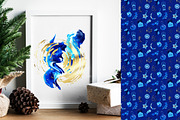 Abstract acrylic. Winter collection, an Object Graphic by Julie&Taily (Thumbnail 15 of 30)