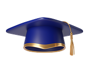 3D Graduation cap icons, an Object 3D Model by Hannet (Thumbnail 3 of 7)