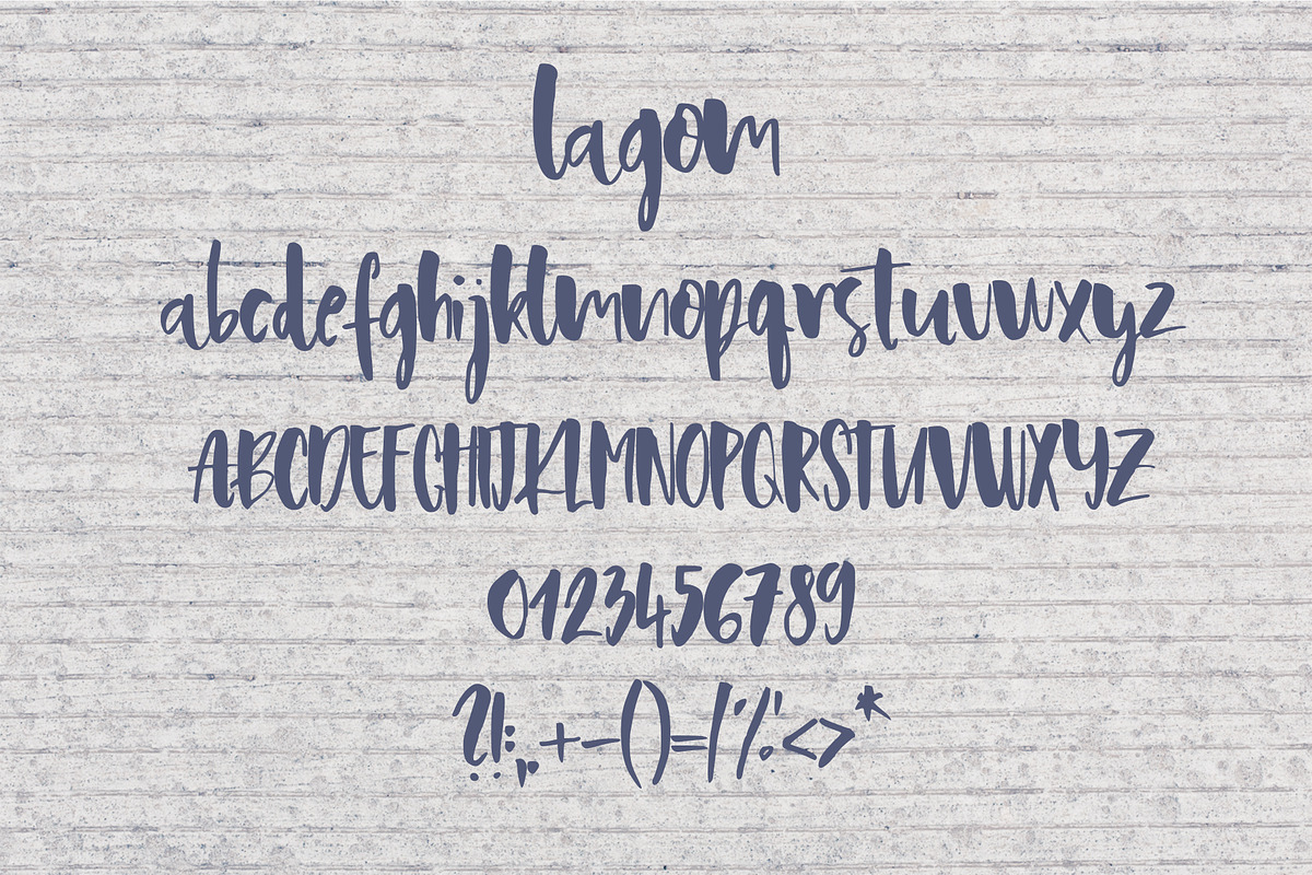 Lagom Font, a Script Font by SophieSaxo (Photo 9 of 9)