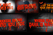 Horror Title Animation, a Social Media Template by Loin Studio (Thumbnail 1 of 2)