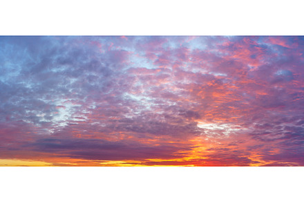 Panorama of dramatic sky background, a Nature Photo by sborisov