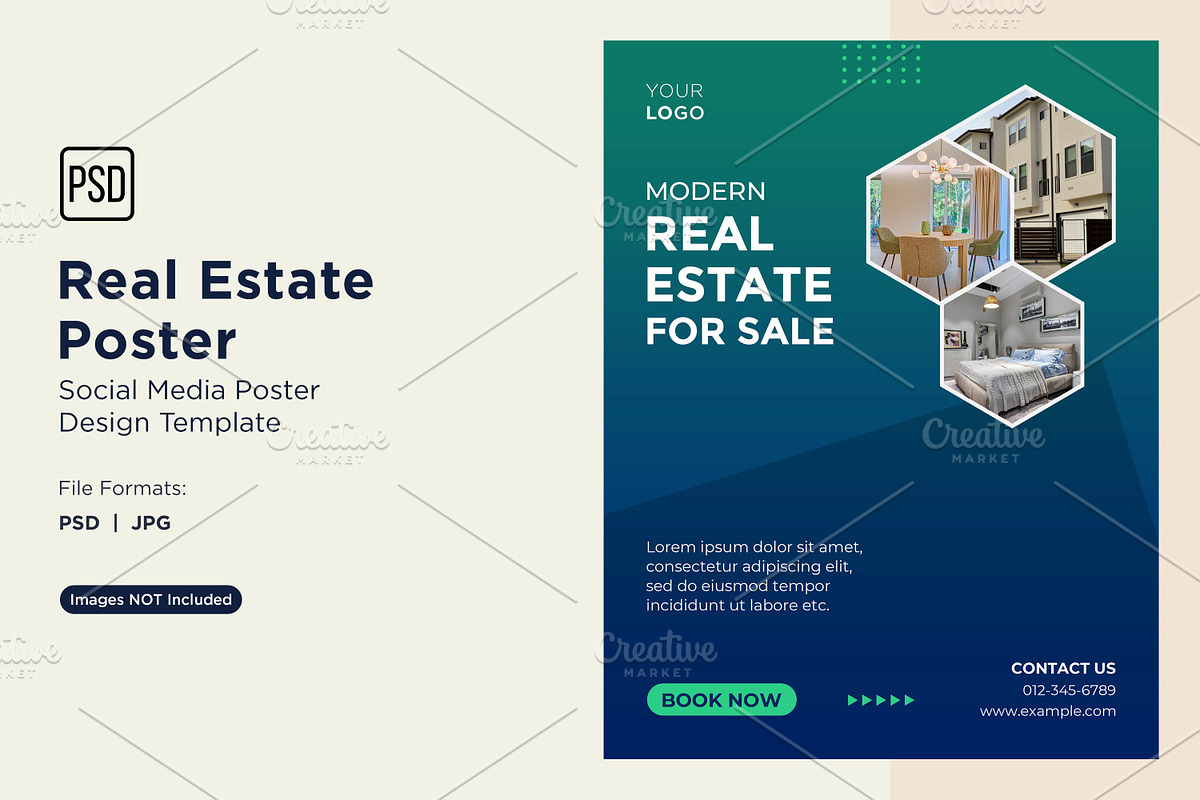 Real Estate Social Media Poster 80, a Social Media Template by shahsoft (Photo 1 of 2)