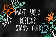 Flower Kit - Dingbat, a Symbol Font by CraftyLittleNodes (Thumbnail 2 of 4)