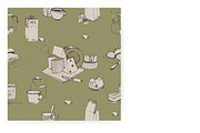Dairy products seamless patterns, a Pattern Graphic by Good Studio (Thumbnail 4 of 5)