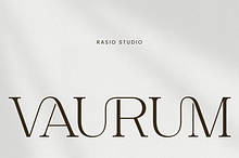 Vaurum Modern Elegant Serif Font