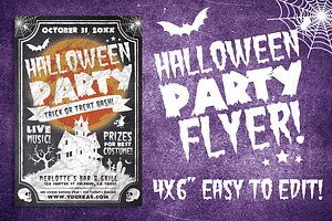 Chalk Halloween Flyer