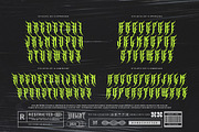 Violent Brave Brutalism Typeface, a Blackletter Font by alit design (Thumbnail 14 of 22)