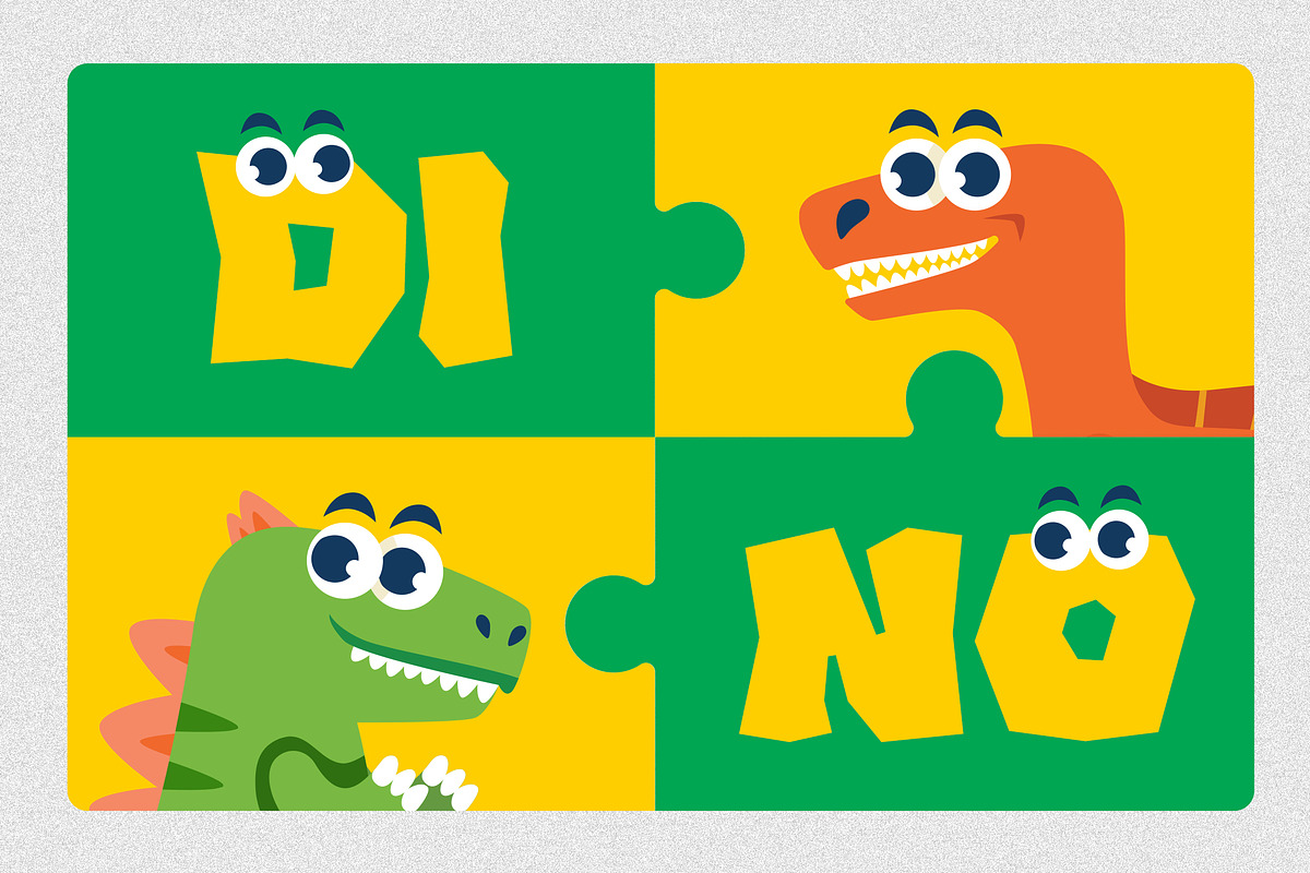 Flinto Cave - Bold Paper Cutout Game, a Font by Typia Nesia (Photo 11 of 13)