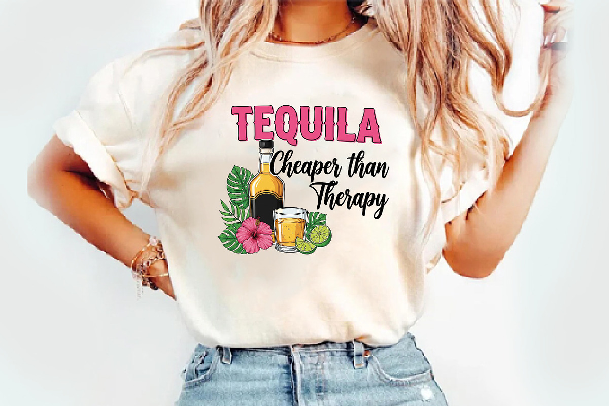 Tequila Sublimation Design, an Illustration by Watercolor design (Photo 2 of 3)