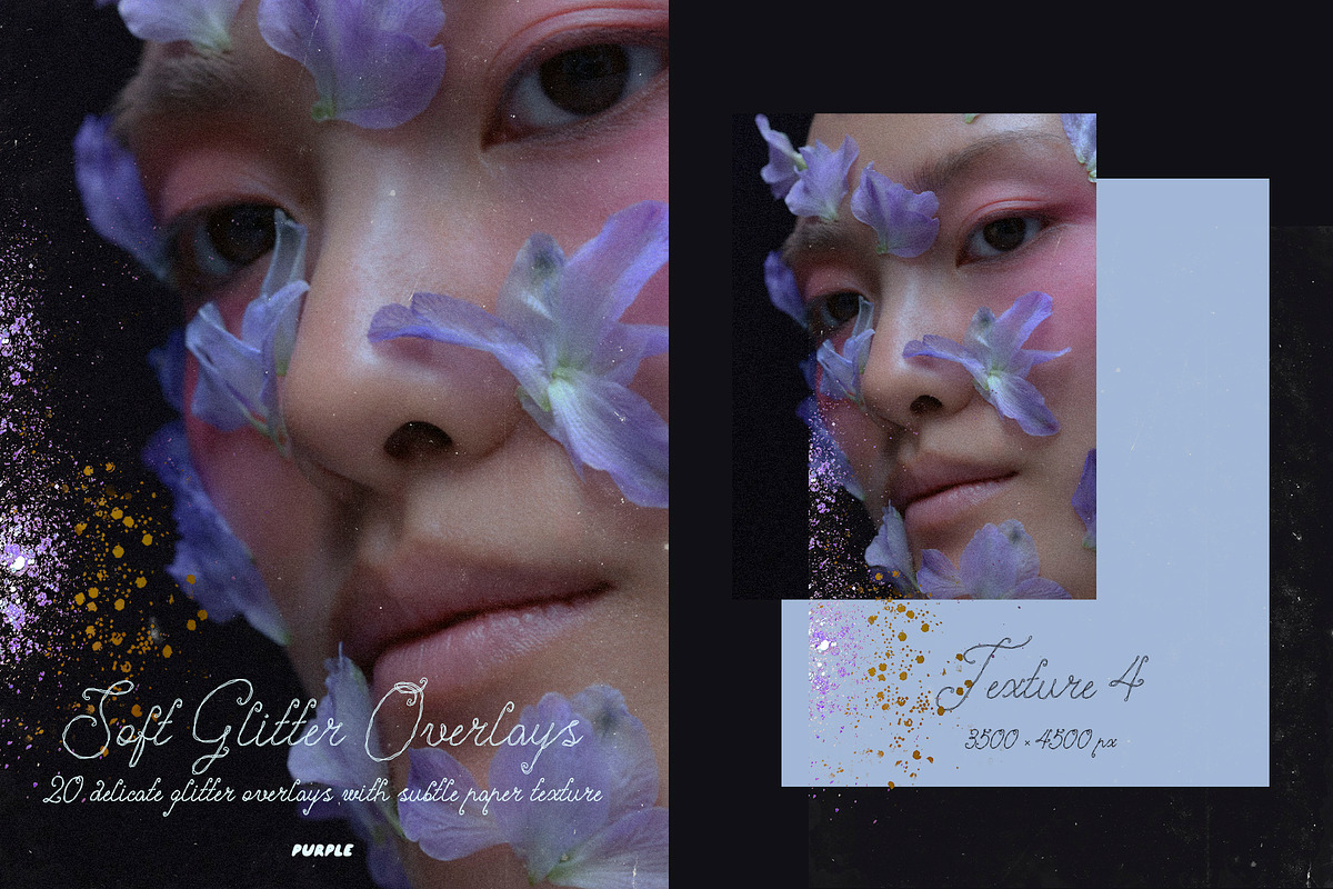 Soft Glitter Overlays, a Texture Graphic by Purple (Photo 16 of 21)