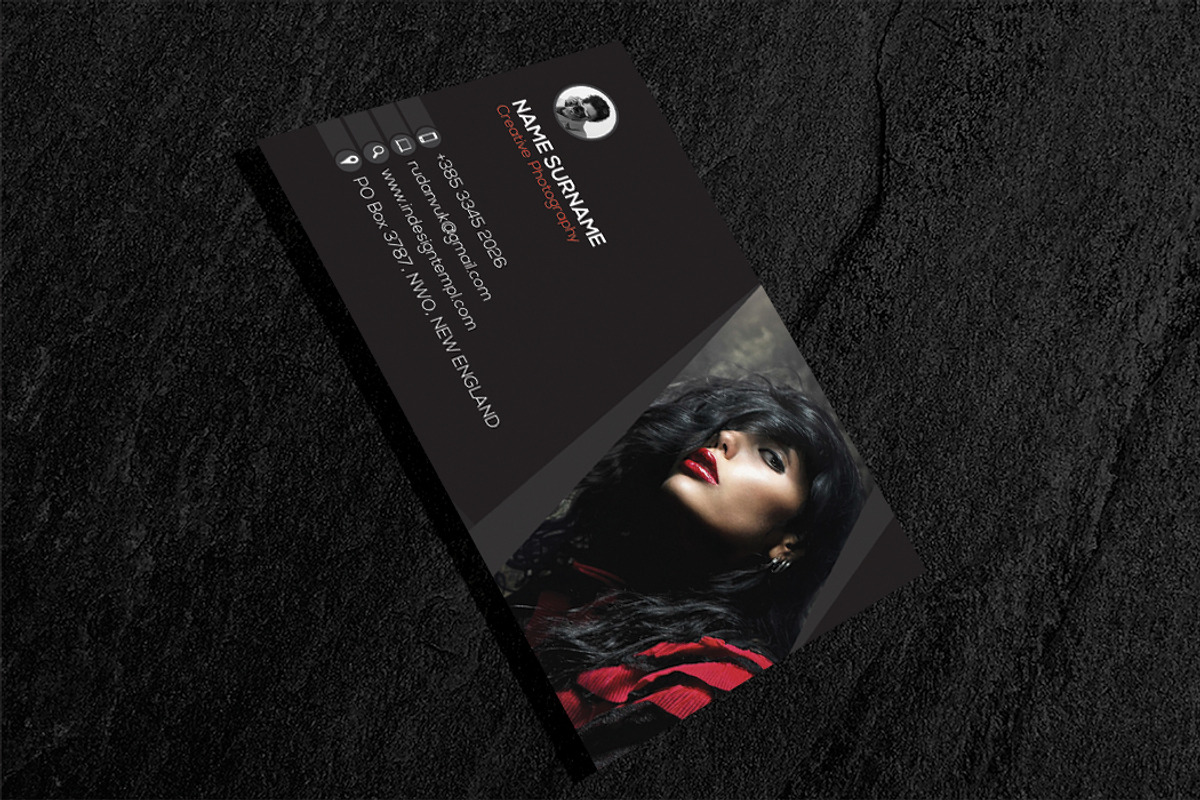 Business Card - Photo - horizontal, a Business Card Template by RudanStudio (Photo 3 of 5)