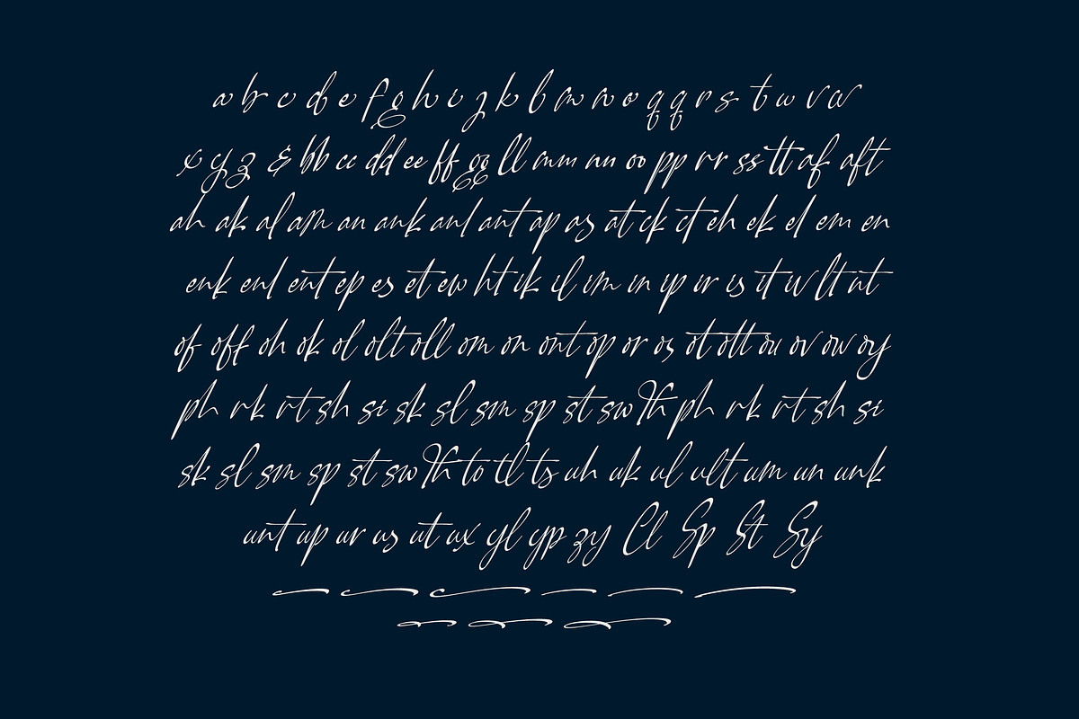 Pamric Mevira Handwritten Ink Font, a Script Font by Letterena Studios Script (Photo 14 of 15)