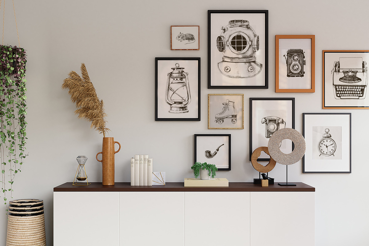 Nostalgia - vintage objects set, an Object Graphic by handsketched (Photo 10 of 10)