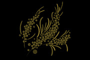 Sea buckthorn patterns set., a Pattern Graphic by xgart (Thumbnail 4 of 4)