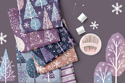 Whimsical Christmas Patterns III, a Pattern Graphic by DrawStudio1988 (Thumbnail 5 of 6)
