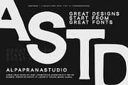 Ontario - Rough Sans Font, a Sans Serif Font by Alpaprana (Thumbnail 6 of 10)