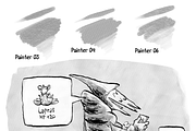 25+ DUNCE Comic Procreate Brushes, a Brush Add-On by Georg's Procreate Brushes (Thumbnail 14 of 15)