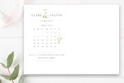 Calendar Save the Date Template, an Invitation Template by By Stephanie Design (Thumbnail 3 of 5)