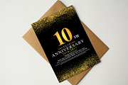 Anniversary Invitation+Rsvp Template, a Card Template by graphicforest (Thumbnail 2 of 4)