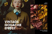Vintage Gouache Photo Effect, a Layer Style Add-On by Design Squad (Thumbnail 1 of 3)