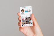 Instagram Style Business Card, a Business Card Template by Saman Osama (Thumbnail 3 of 8)