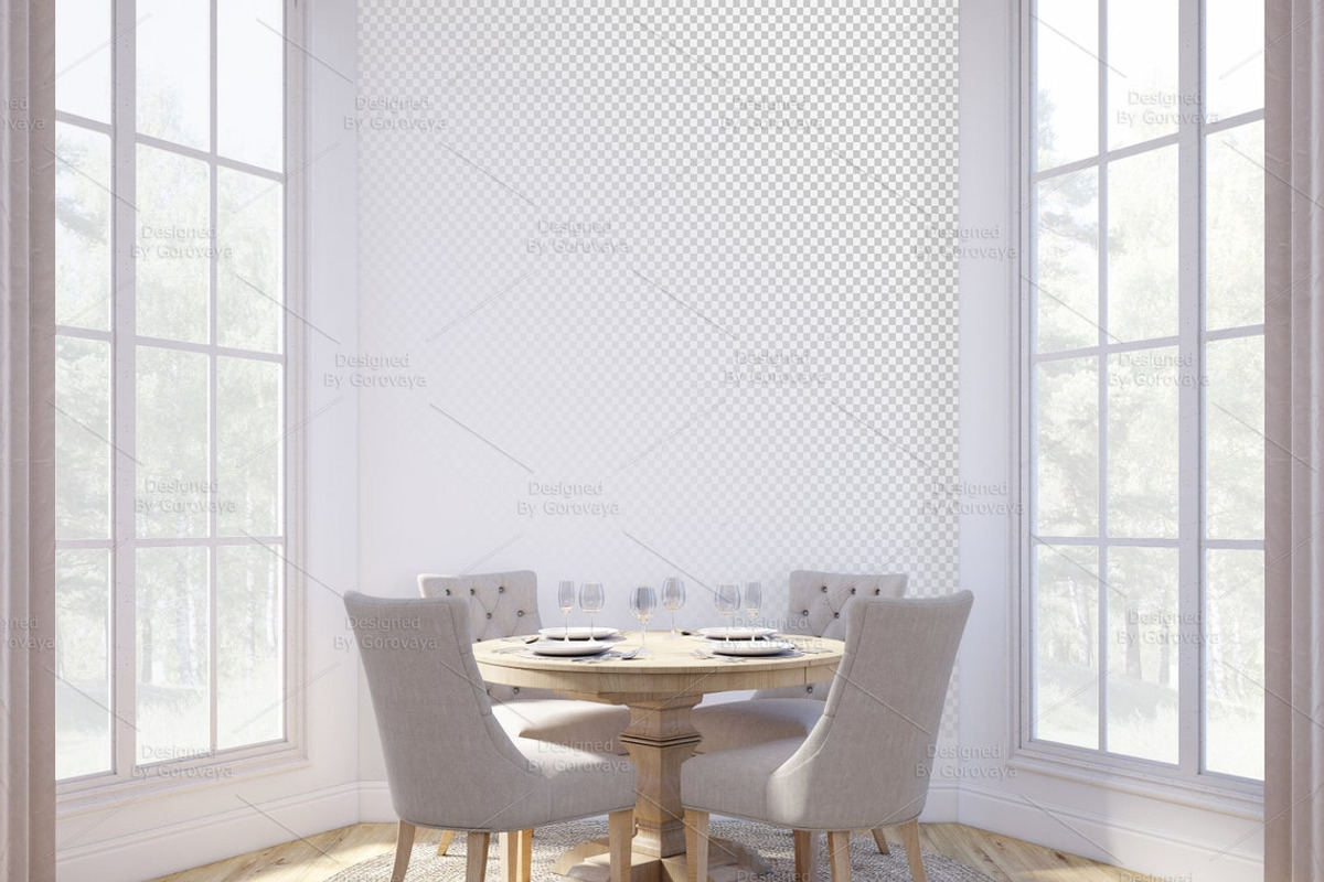 Interior Mockup, Dining Room, a Household Mockup by Designed By Gorovaya (Photo 2 of 8)