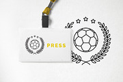 20 Football Soccer Icons World Cup, an Outline Icon by Hatch Design Workshop (Thumbnail 3 of 8)