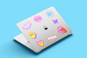 GIRLS CLUB - VECTOR Y2K STICKERS SET, an Object Graphic by craftlove (Thumbnail 9 of 13)
