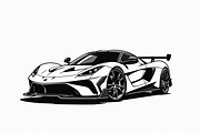 Speed Legends Sports Car Pack, an Illustration by jahid234 (Thumbnail 4 of 7)