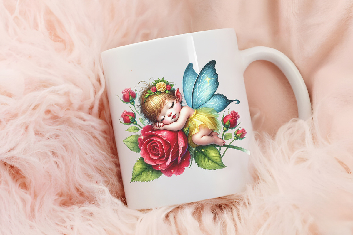 Spring baby fairy clipart, an Illustration by RobertsArt (Photo 2 of 7)