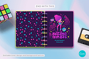 Happy Planner Canva Mockup 7x9 in, a Books & Magazine Mockup by Mockup Scene (Thumbnail 7 of 11)