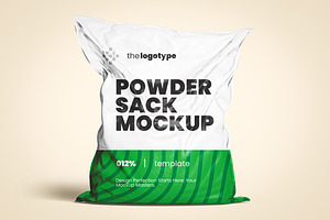 Big Powder Sack Mockup