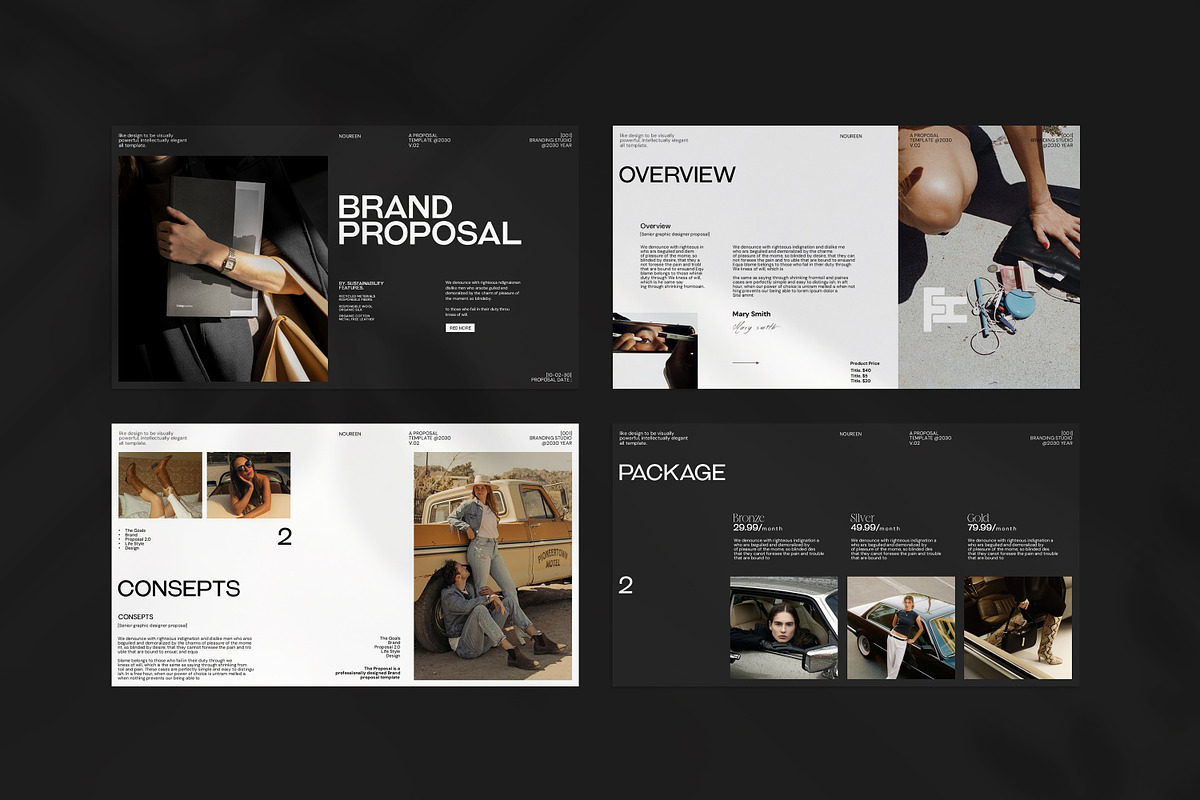Noureen Brand Proposal Presentation, a Presentation Template by evgenystudio (Photo 5 of 10)