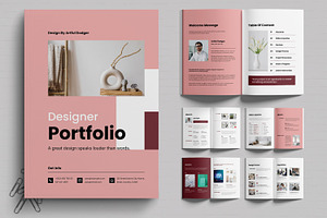 Professional Designer Portfolio, a Brochure Template by MightyDesign