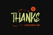 Montha Stroner Display Brush Font, a Script Font by Letterena Studios Script (Thumbnail 15 of 15)