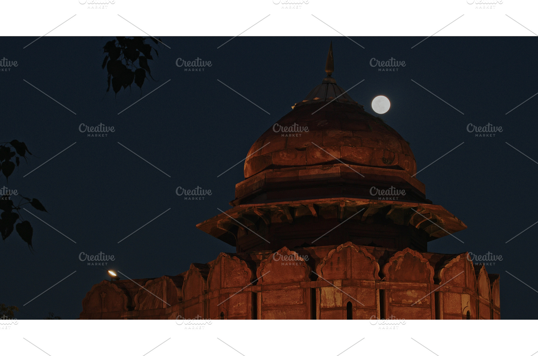 Red Fort ramparts and Mughal tower, an Architecture Photo by Our Amazing World