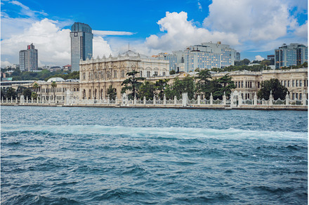 landscape scenery of Dolmabahce, an Architecture Photo by Elizaveta Galitskaya