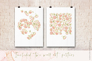 Roses watercolor clipart, an Illustration by watercolorwild.graphics (Thumbnail 6 of 8)