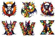 Christmas Lights Alphabet Sublimatio, an Illustration by DreamArtGraphic (Thumbnail 2 of 5)