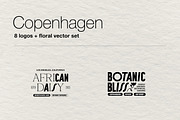 Copenhagen | Floral logo set, a Branding & Logo Template by Designstudio Friday (Thumbnail 3 of 7)